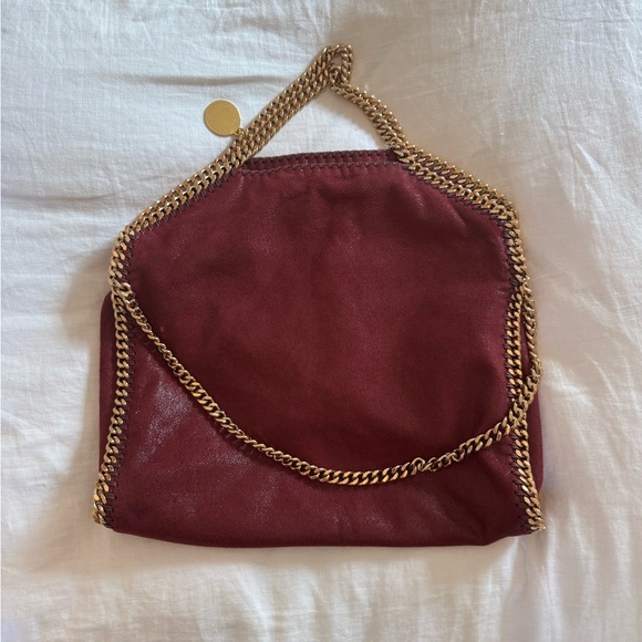 Stella McCartney Burgundy Falabella Tote Bag - Picture 3 of 6